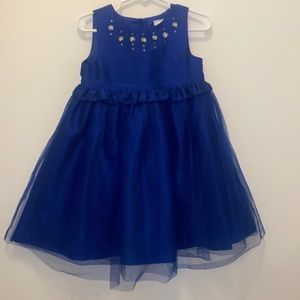 Formal dark blue dress